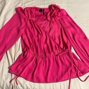 Hot pink Mango top
